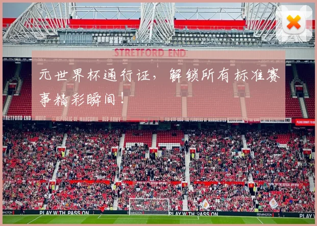 元世界杯通行证，解锁所有标准赛事精彩瞬间！